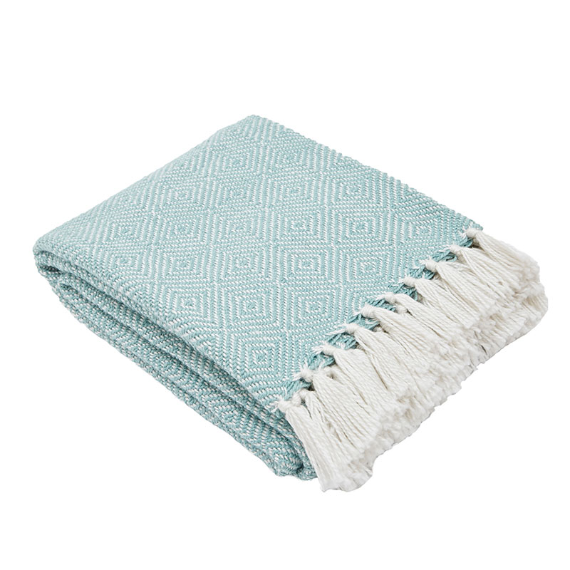 Diamond Blanket, 250cm x 130cm, Teal-0