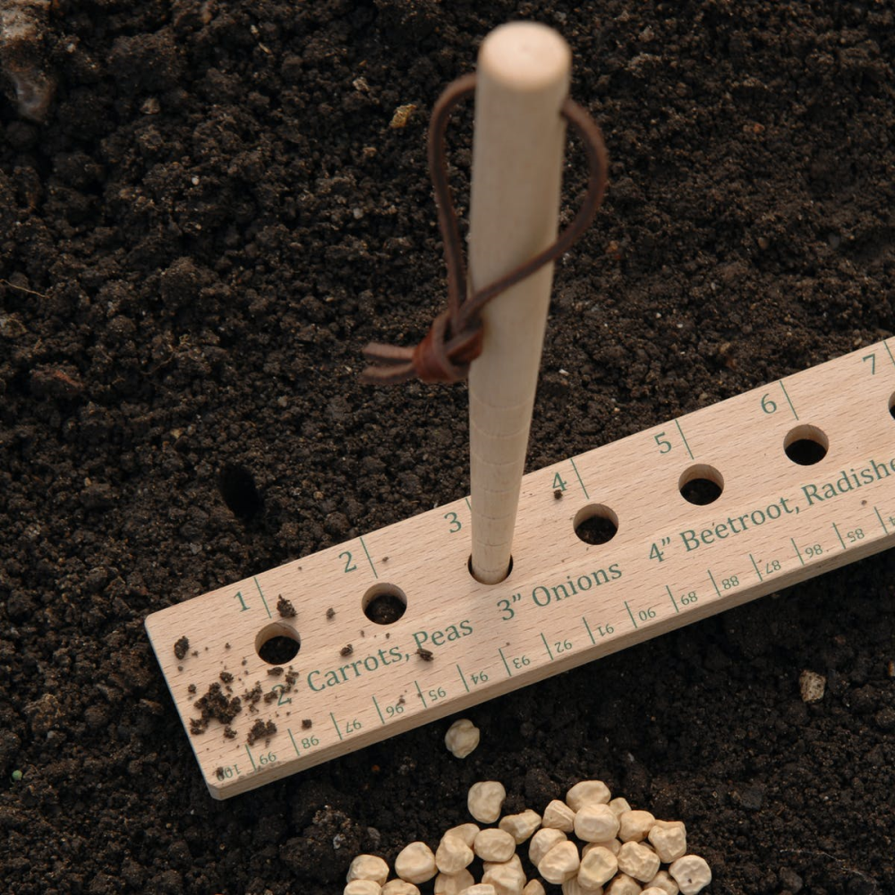 Seed & Plant Spacing Ruler, Natural-3