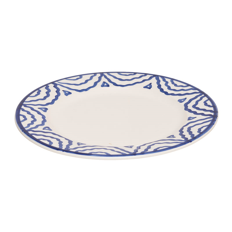 Tabla Set of 2  Dinner Plates, D28cm, Blue-3