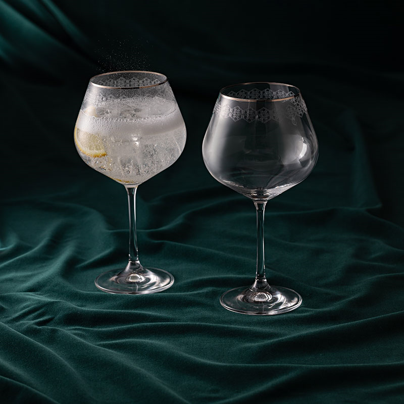 Gatsby Pair of Copa Gin and Tonic Glasses, 570ml, Clear-2