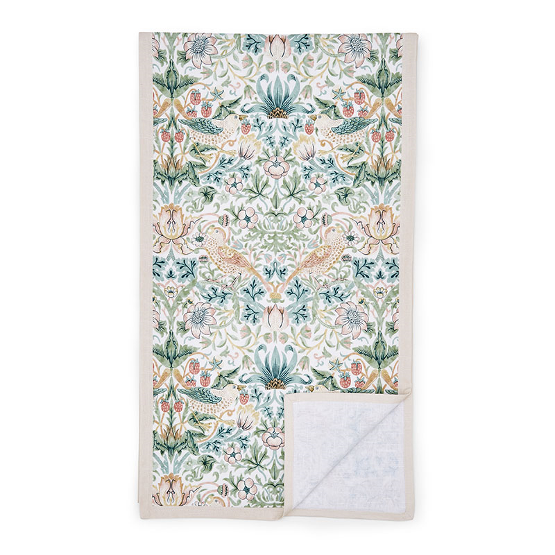 Morris & Co Table Runner, 250cm x 35cm, Strawberry Thief-2