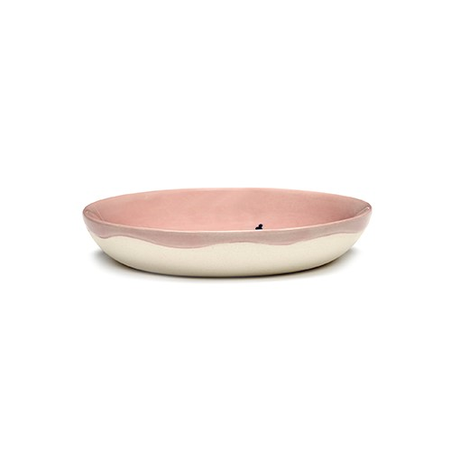 Ottolenghi Set of 2 medium plates, D23, Pink And Blue-1