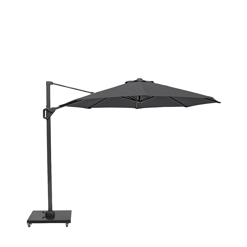 Voyager T1 Round Parasol, 3m, Anthracite-1