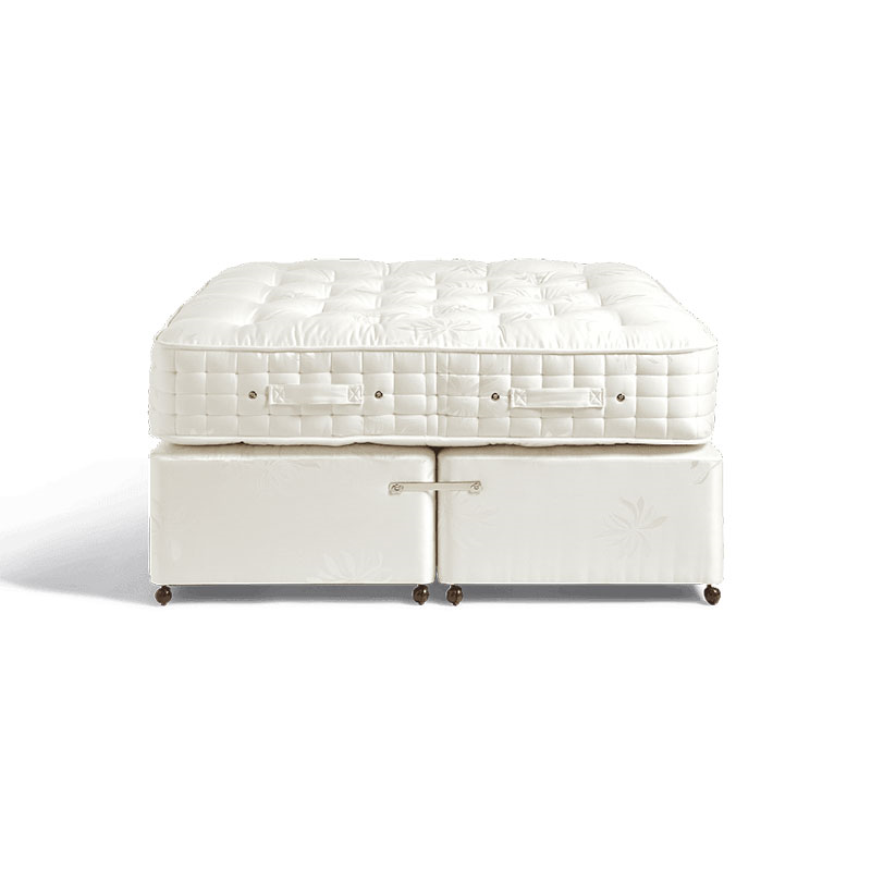 Deluxe bed 4 drawer, double, White-5