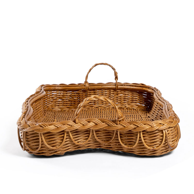 Hadley Rattan Tray, L53 x W40 x H10cm, Natural-3