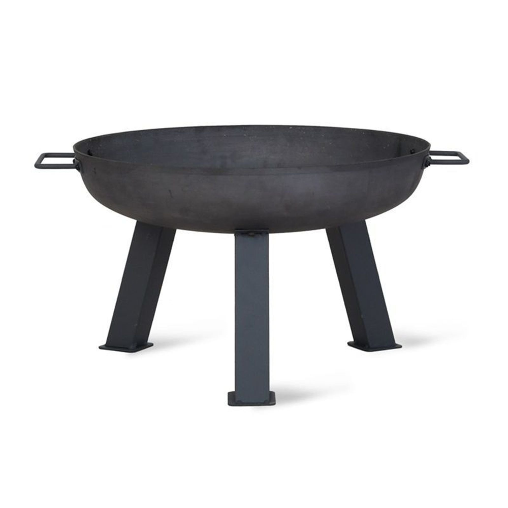 Foscot Medium fire pit, H37 x W75 x D75cm, Black-1