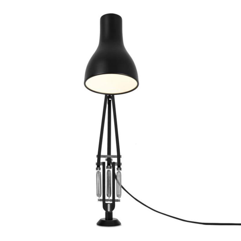 Type 75 Lamp with Desk Insert, Jet Black-3