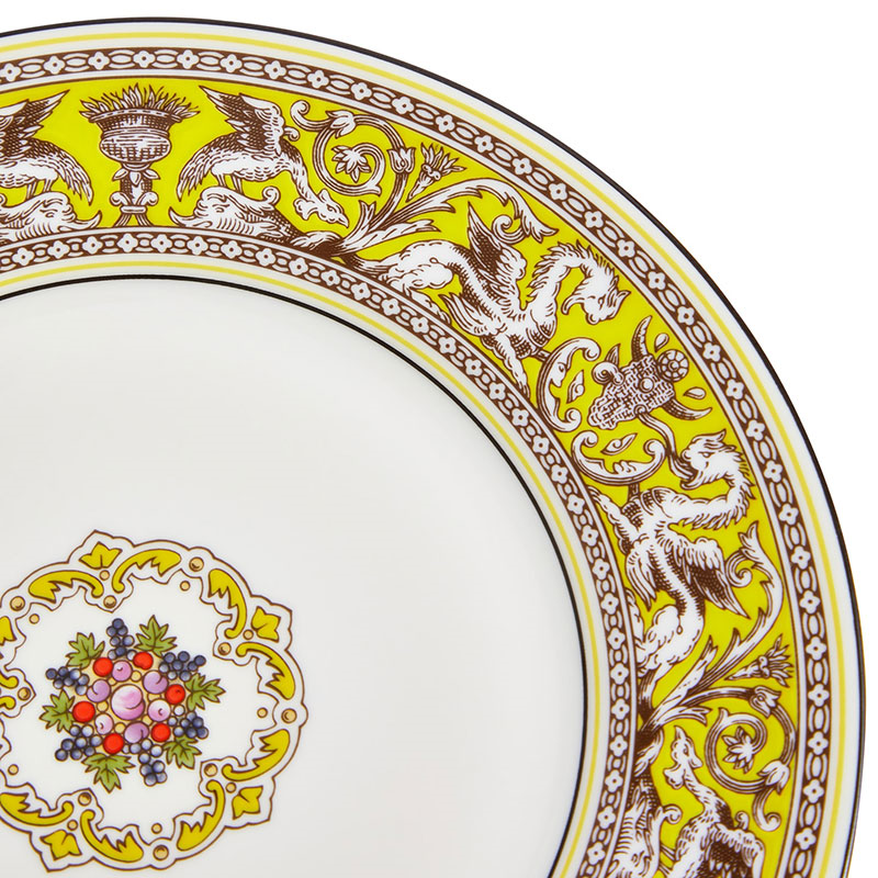 Florentine Plate, D21cm, Citron-3