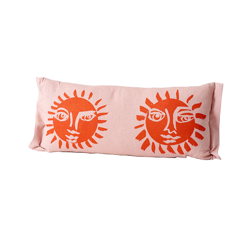 Sunne Cushion, 30 x 60cm, Sherbet-0