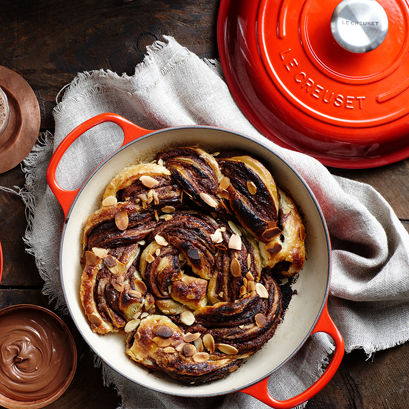 Signature Cast Iron Shallow casserole, 30cm - 3.2 litre, Cerise-5