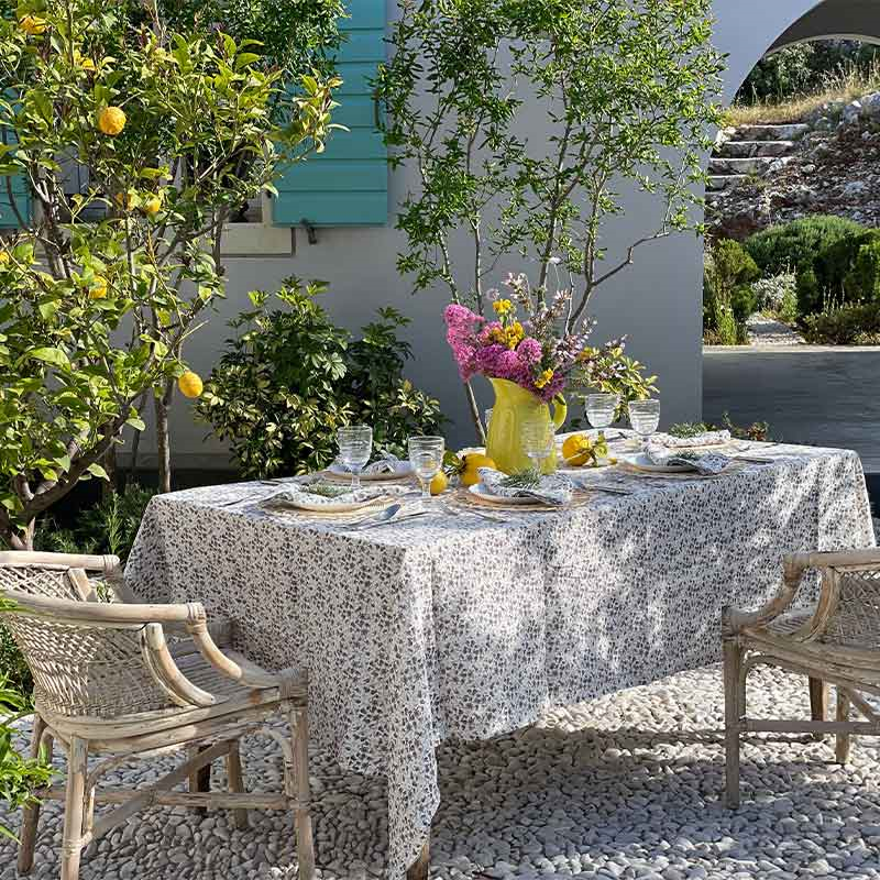 Allegra Linen Tablecloth, 170 x 260cm-1