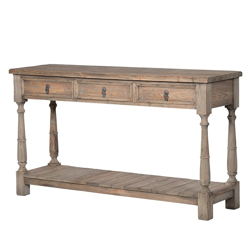 Pastoral Hall table, 90 x 160 x 45cm, Reclaimed Pine-0