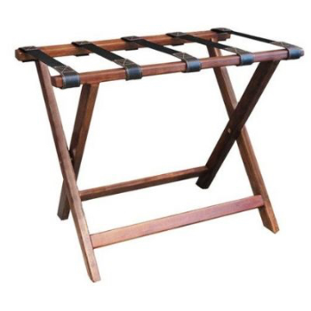 Luggage Rack, Theda, Ironwood, 66cm-0