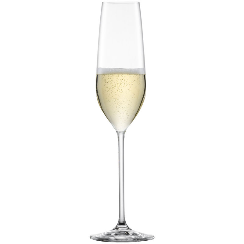 Fortissimo Set of 4 Champagne Flute, 240ml, Clear-2