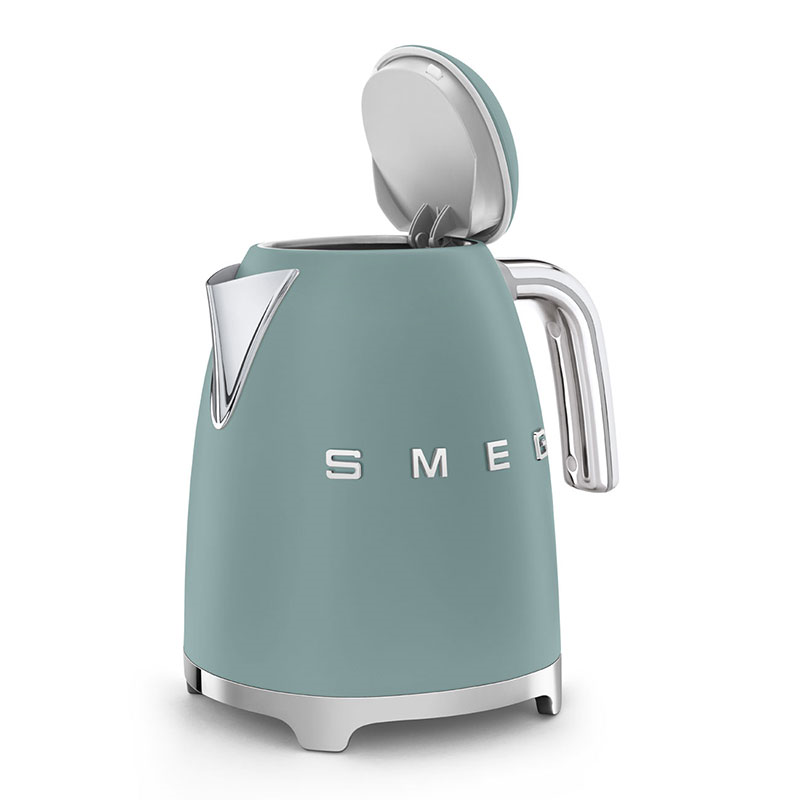 50's Style Cordless Electric Kettle, 1.7L, Emerald Green-2