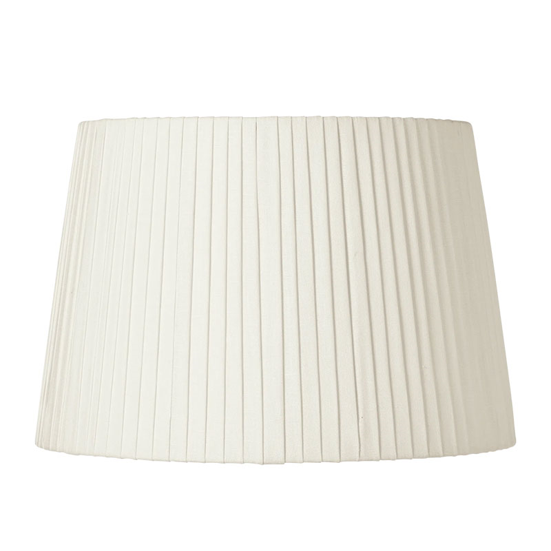 Pleated Lampshade, D40 x H28cm, White-2