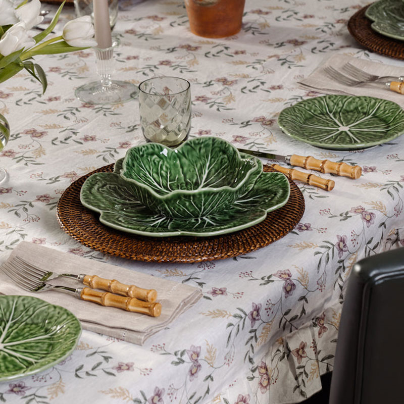 Hellebore Ruffle Tablecloth, 300 x 170cm, Multi-4