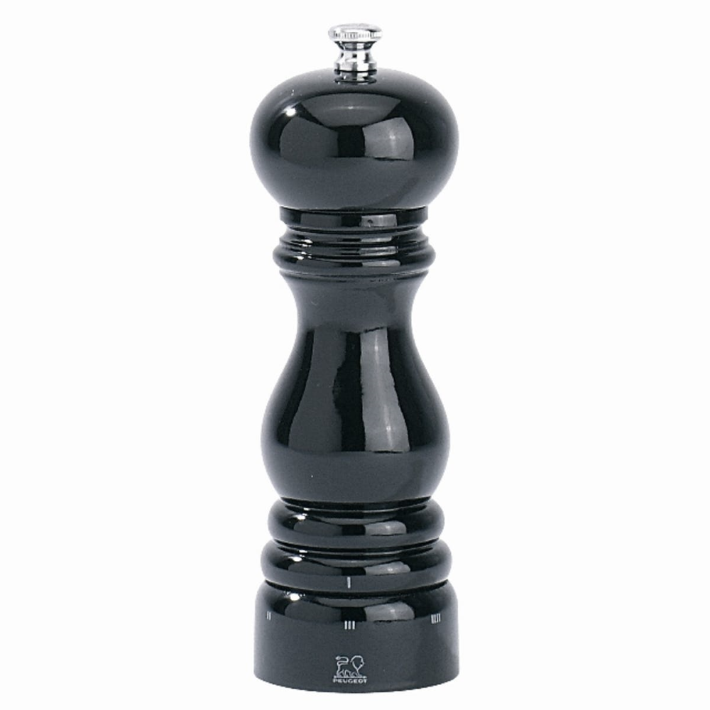 Paris u' Select Pepper mill, 18cm, Black Lacquer Finish-0