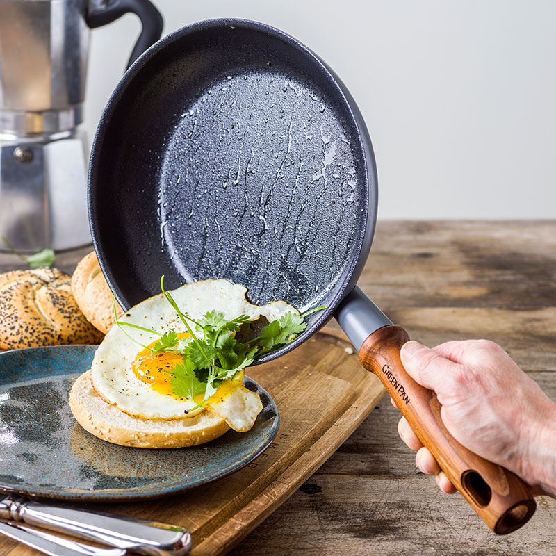 Mayflower Pro Non-Stick Open Frying Pan, 28cm, Charcoal Grey-6