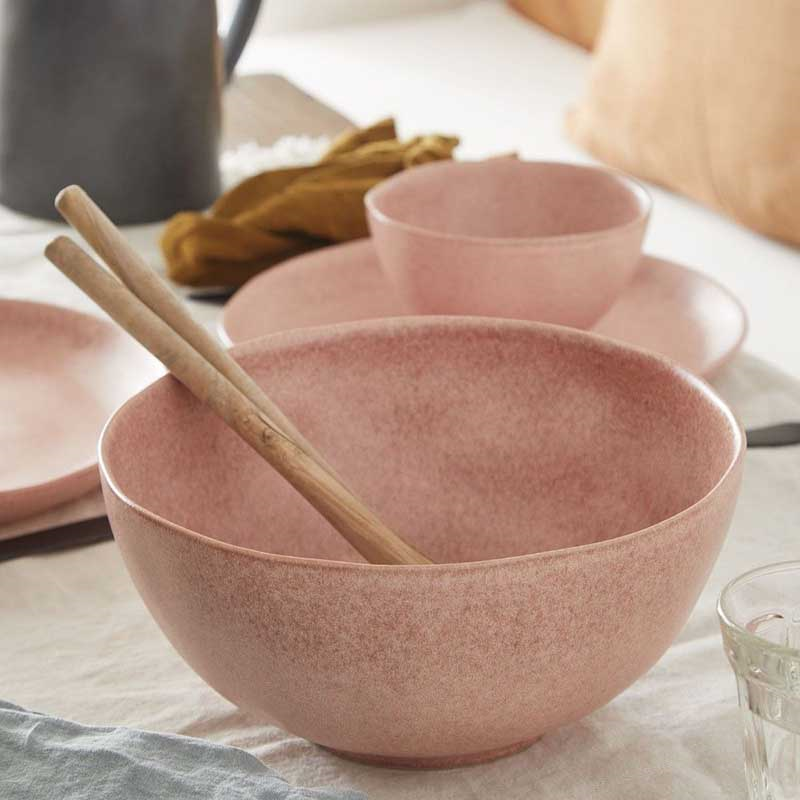 Livia Serving Bowl, D26cm, Mauve Rose-0