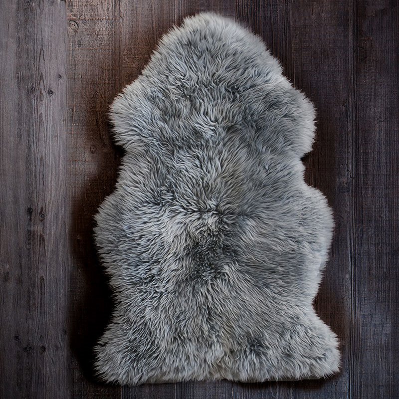 Sheepskin Rug, 90cm, Dark Linen-0