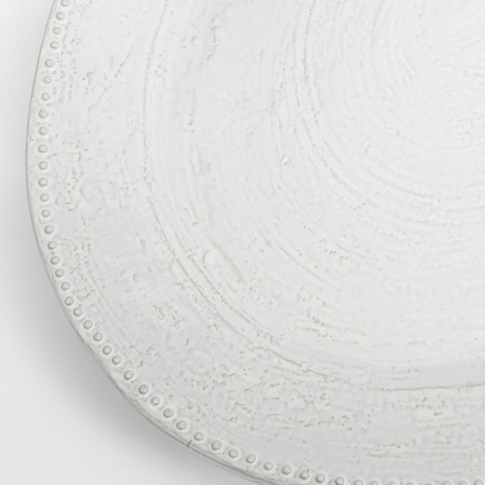 Hillcrest Oval Serving Platter D37cm, White-2