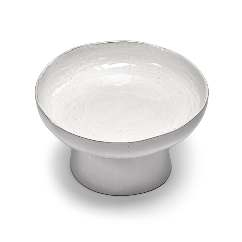 La Mère Serving Plate, D31cm, Off White-0