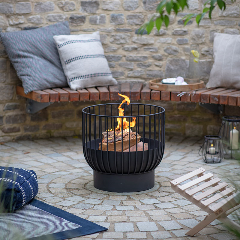 Drayton Firepit, D50cm, Black-0