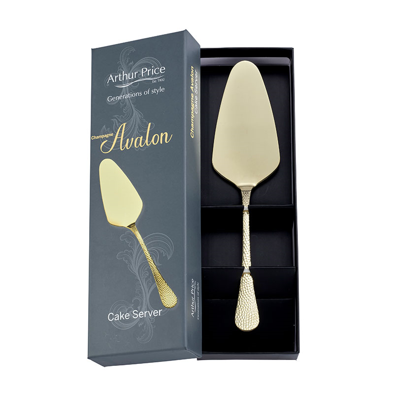 Avalon Cake Server, L24.5cm, Champagne-0