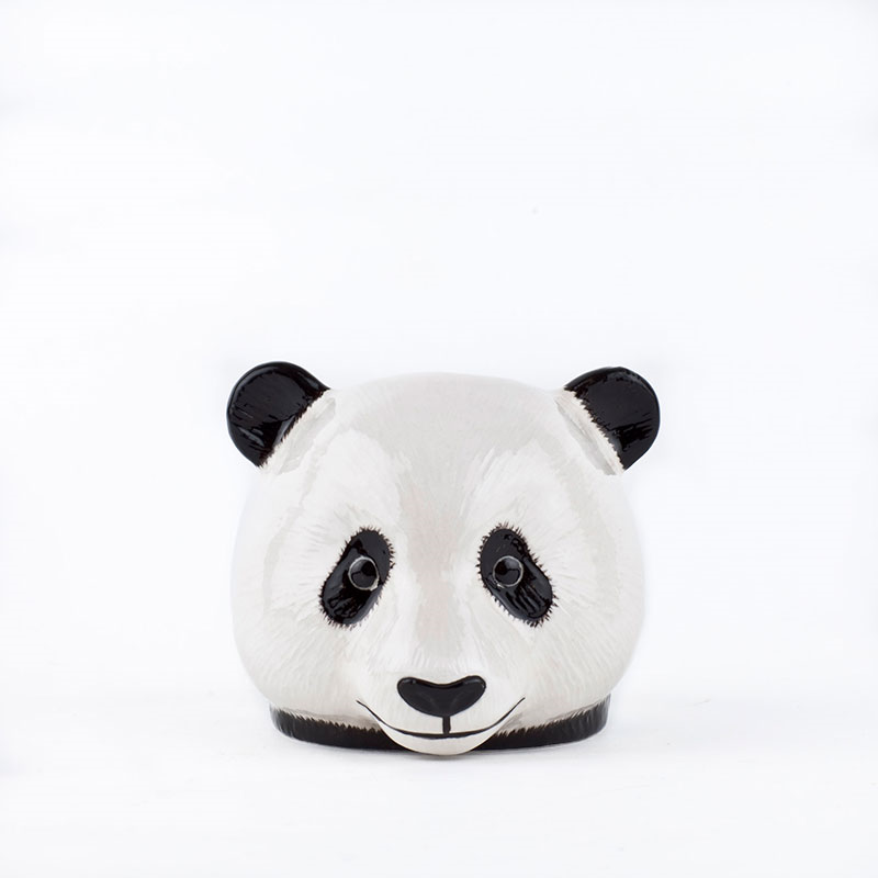 Panda Egg Cup, H7.5cm, Black & White-2