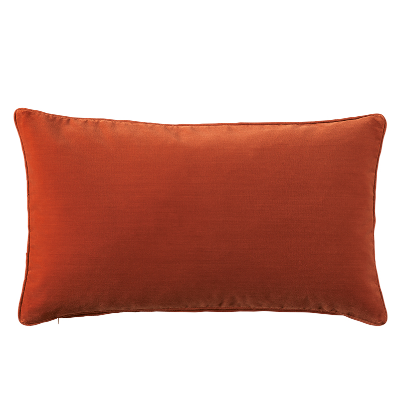 Velvet Burnt Orange Cushion Cover-0