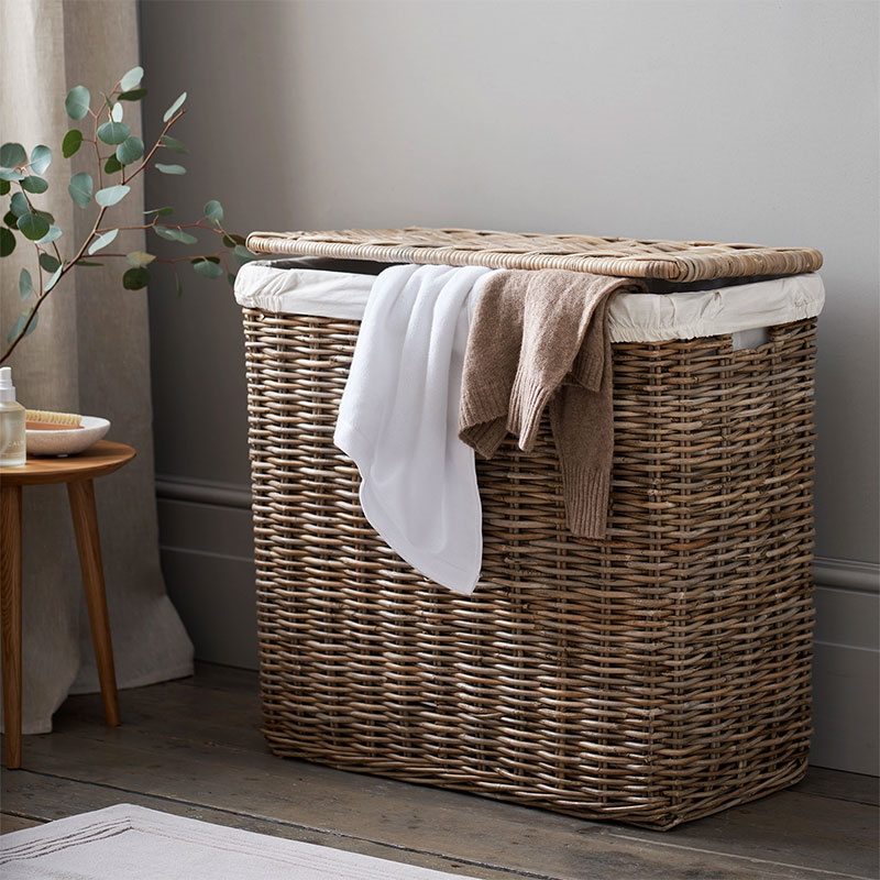 Kubu Laundry Basket, H75 x W49.5 x L38cm, Natural-0