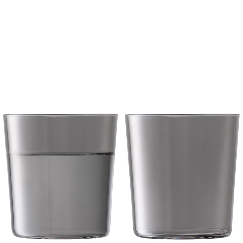 Lunar Set of 2 Tumblers, 390ml, Lunar Grey-1