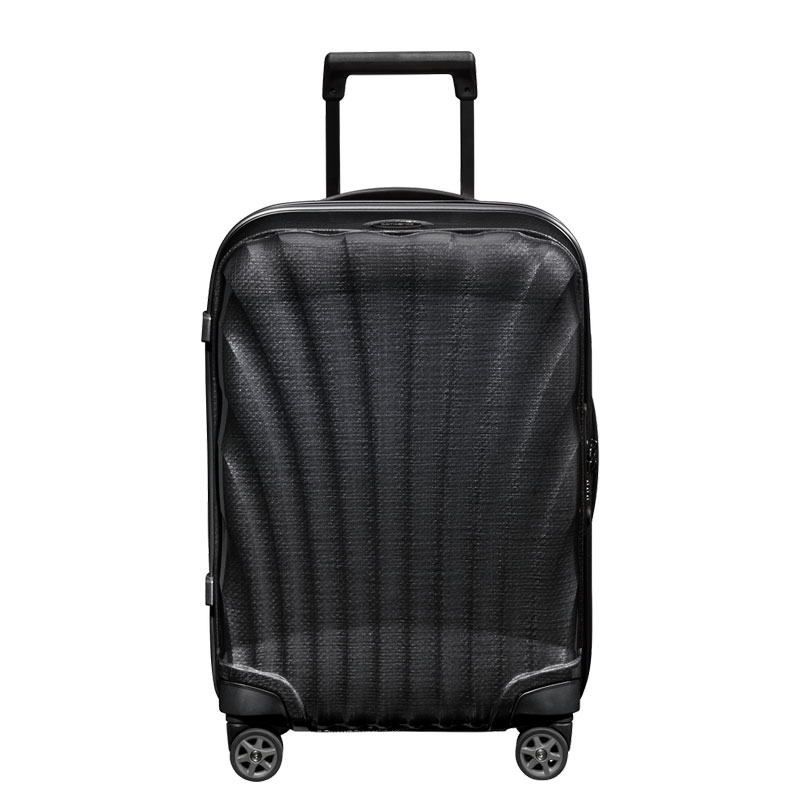 C-Lite Cabin Suitcase, H55 x L40 x W20cm, Black-1