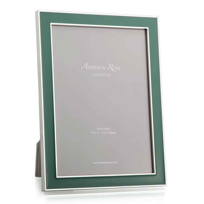 Enamel Photo Frame, 5 x 7", Fern-1