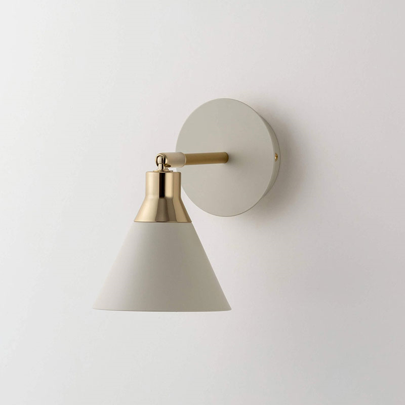 Cone Wall Light, H13.5cm, Sand-3