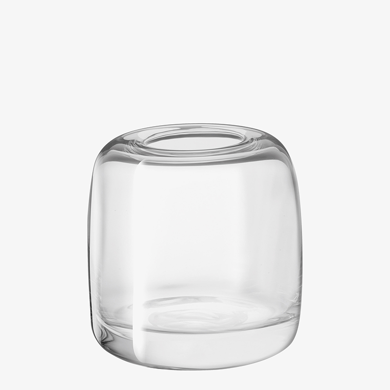 Melt Vase, H15cm, Clear-2