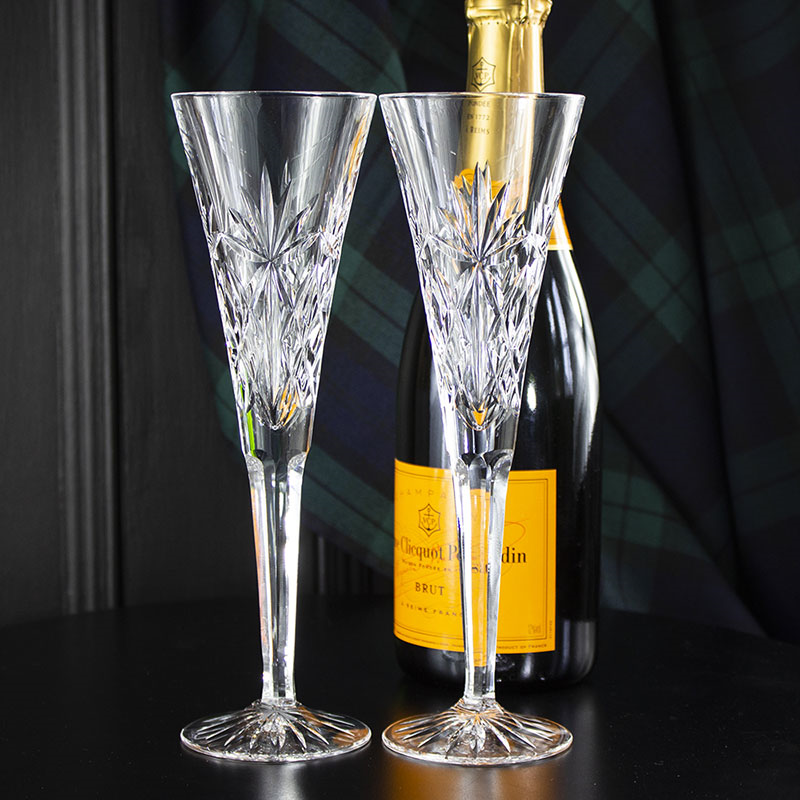 Kintyre Pair of champagne flutes, H24.5cm-1