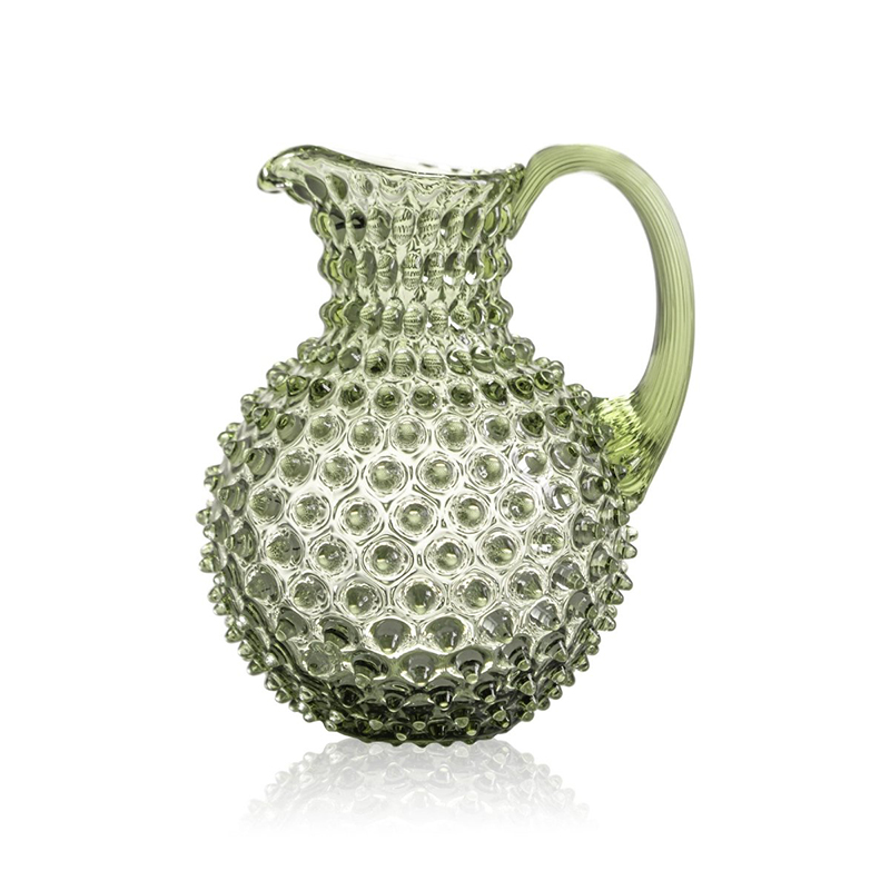 Hobnail Jug, 2l, Olive Green-0