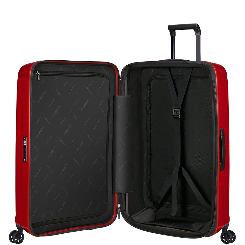 Nuon Suitcase, H75 x L49 x W30/33cm, Metallic Red-1