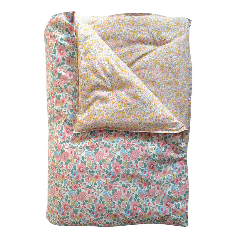 Betsy Candy Floss/Wiltshire Bud Heirloom Quilt, Double, Pink-0