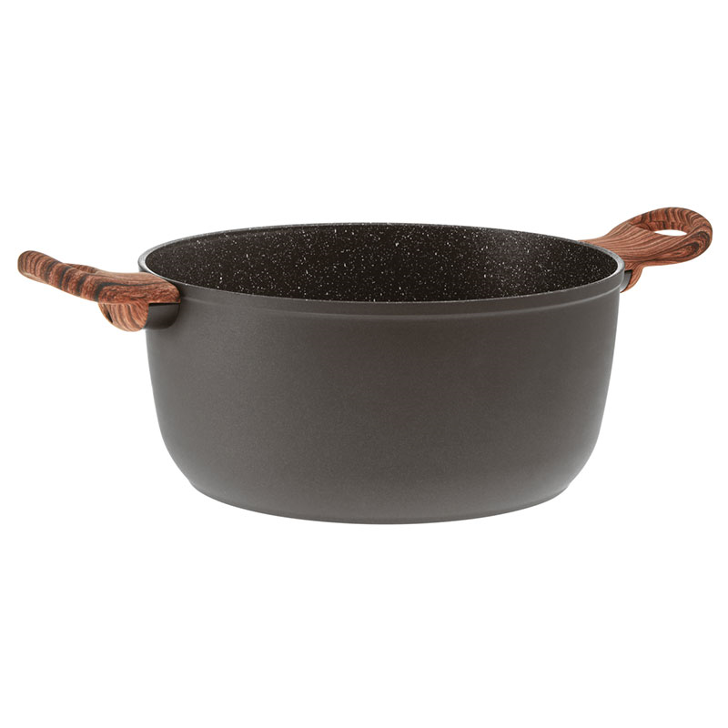 Rock & Rose Saucepot, D24cm, Black-2