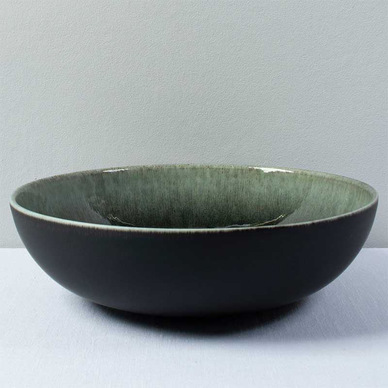 Tourron Serving Bowl, D33cm, Forest Green-0