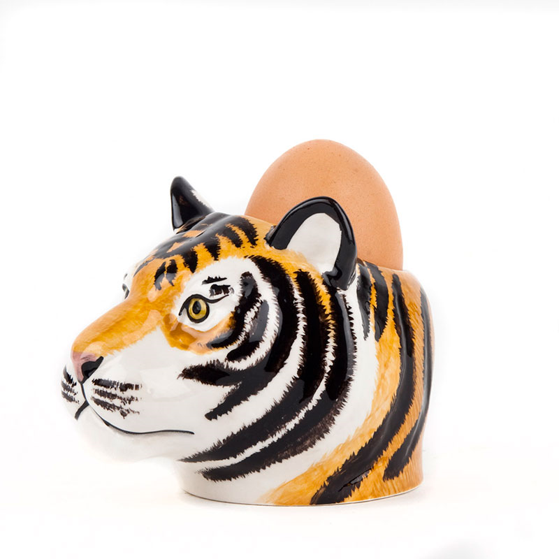 Tiger Egg Cup, H7.5cm, Orange-2