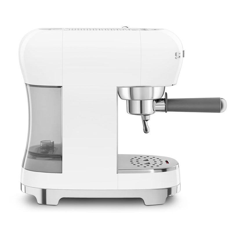 50's Style Espresso Coffee Machine, White-5