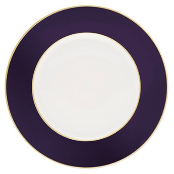 Sous Le Soleil Dinner Plate, D27.5cm, Matt Gold Classic Sevres Blue-0