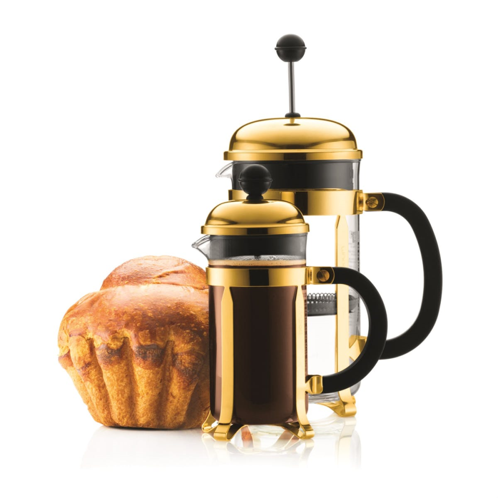 Chambord 8 cup coffee maker, 1 litre, Gold-1