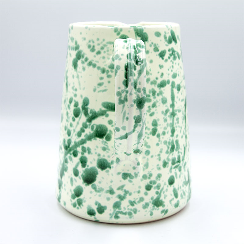 Splatter Jug, H14cm, Pistachio-4