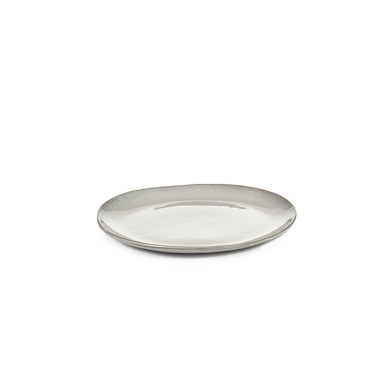 La Mère Set of 2 Plates, D20cm, Off White-2