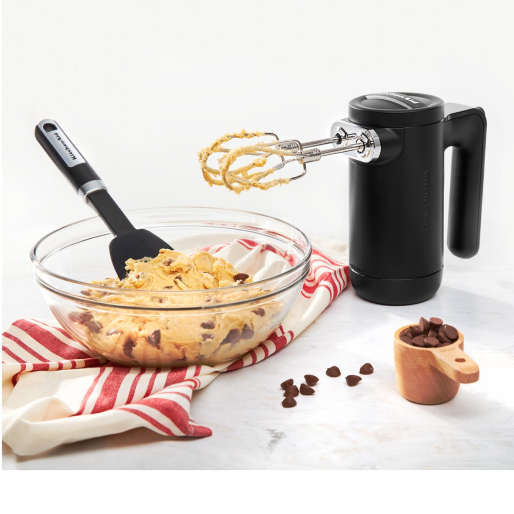 Cordless Hand Mixer, Black Matte-1